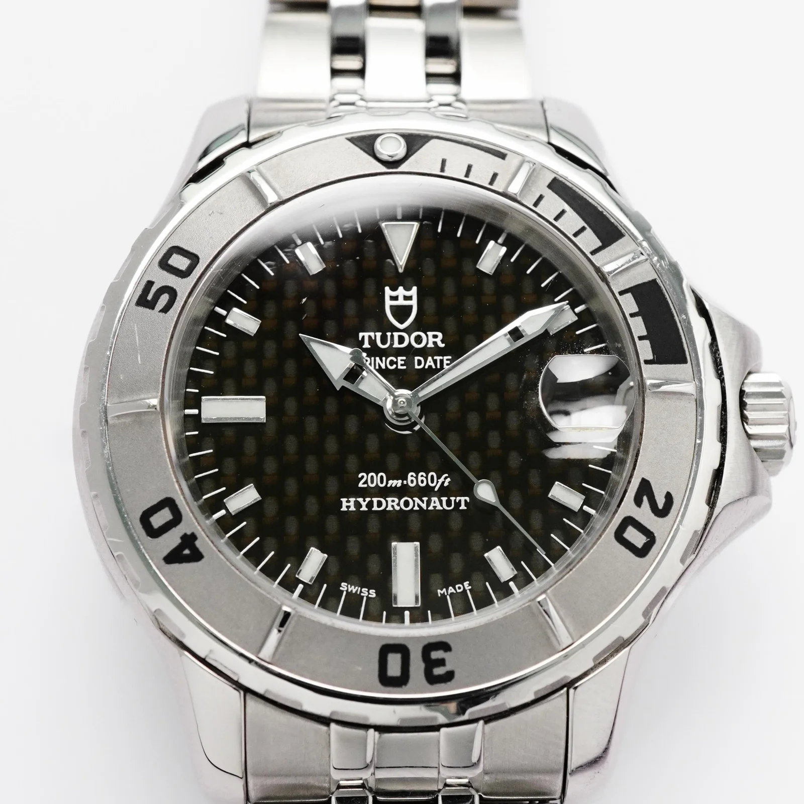 TUDOR PRINCE DATE  HYDRONAUT carbon dial 85190