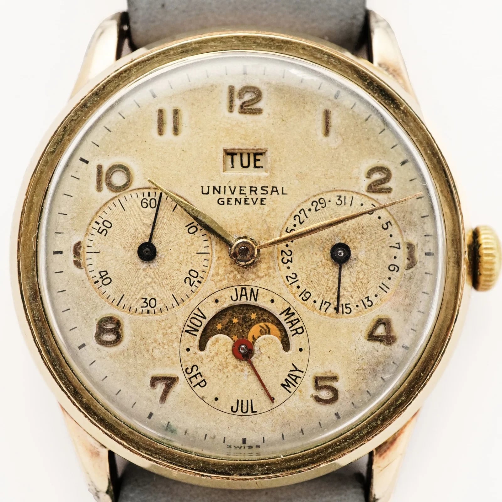 Universal Genève Triple Calendar Moonphase Ref. 41501 Cal. 291