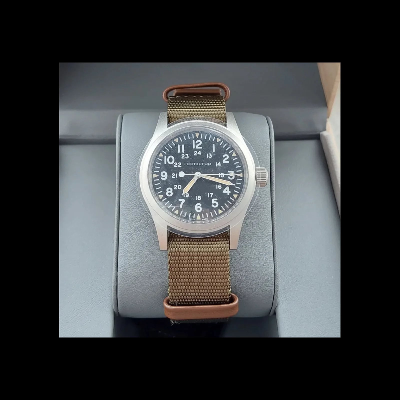 Khaki Field Mechanical 38