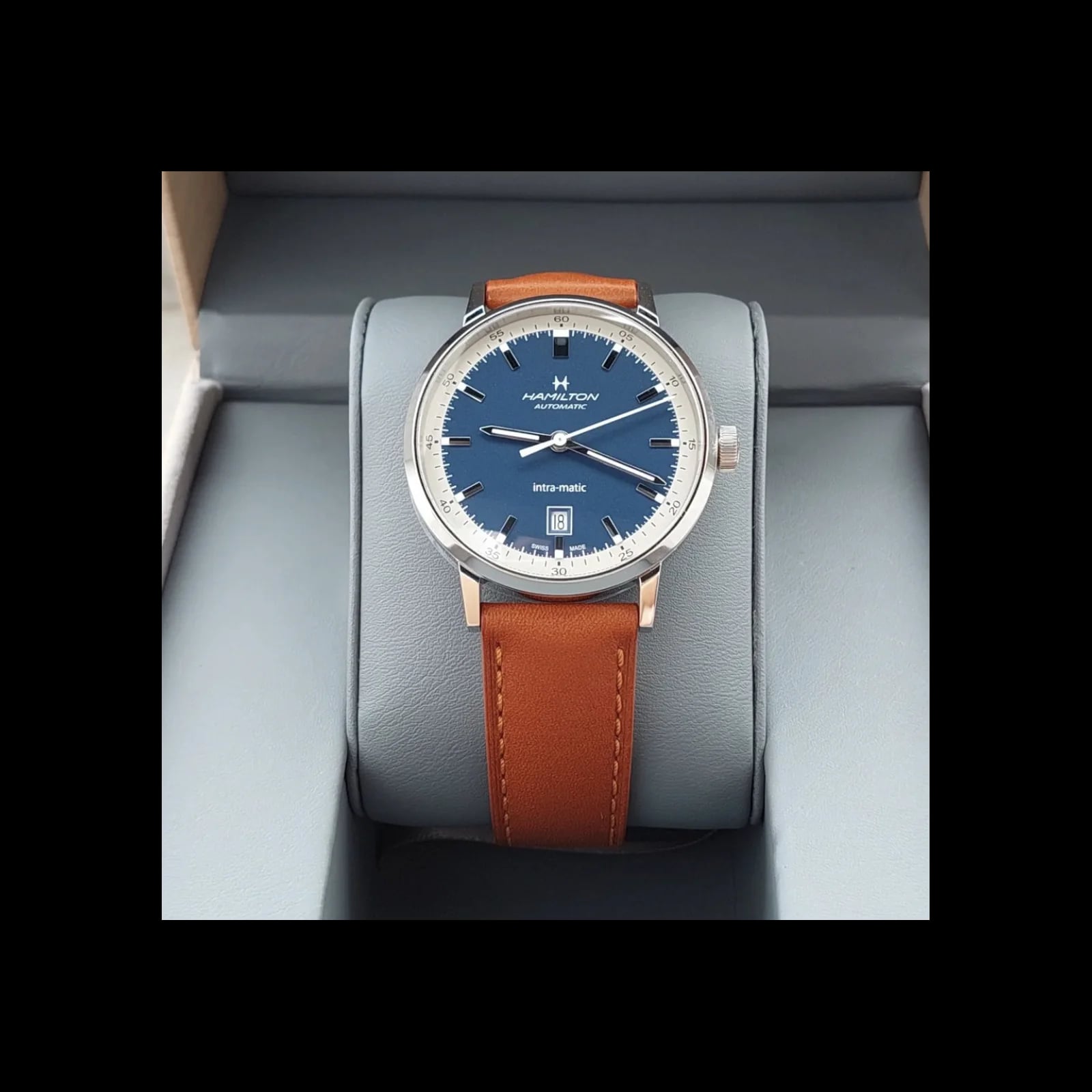Intra-Matic 40 Stainless Steel / Blue