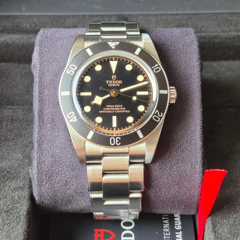 Black Bay Fifty-Four Stainless Steel / Black / Bracelet