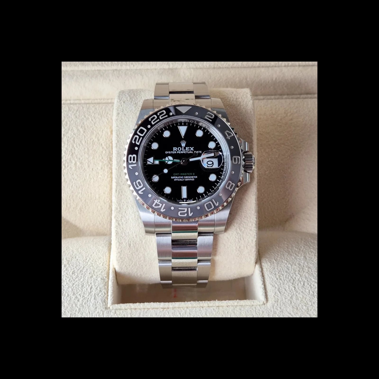 GMT-Master II Stainless Steel / GRNR / Oyster