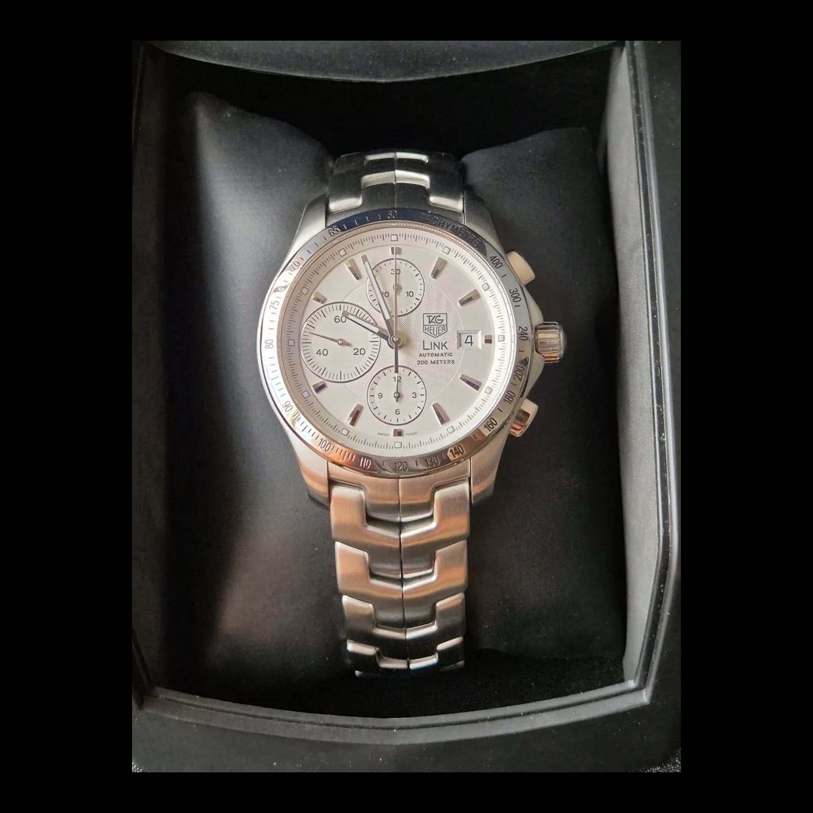 Link Automatic Chronograph Stainless Steel / Silver