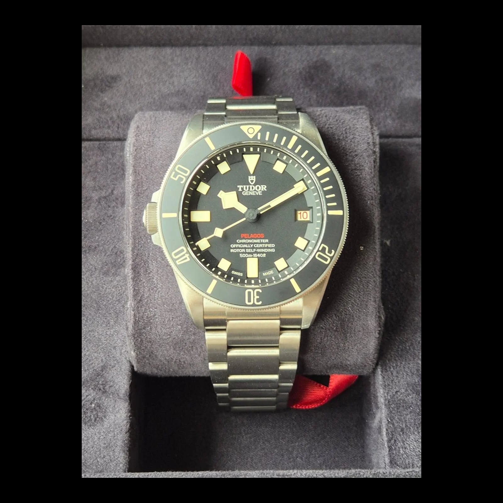 Pelagos Titanium / Black / Bracelet / LHD