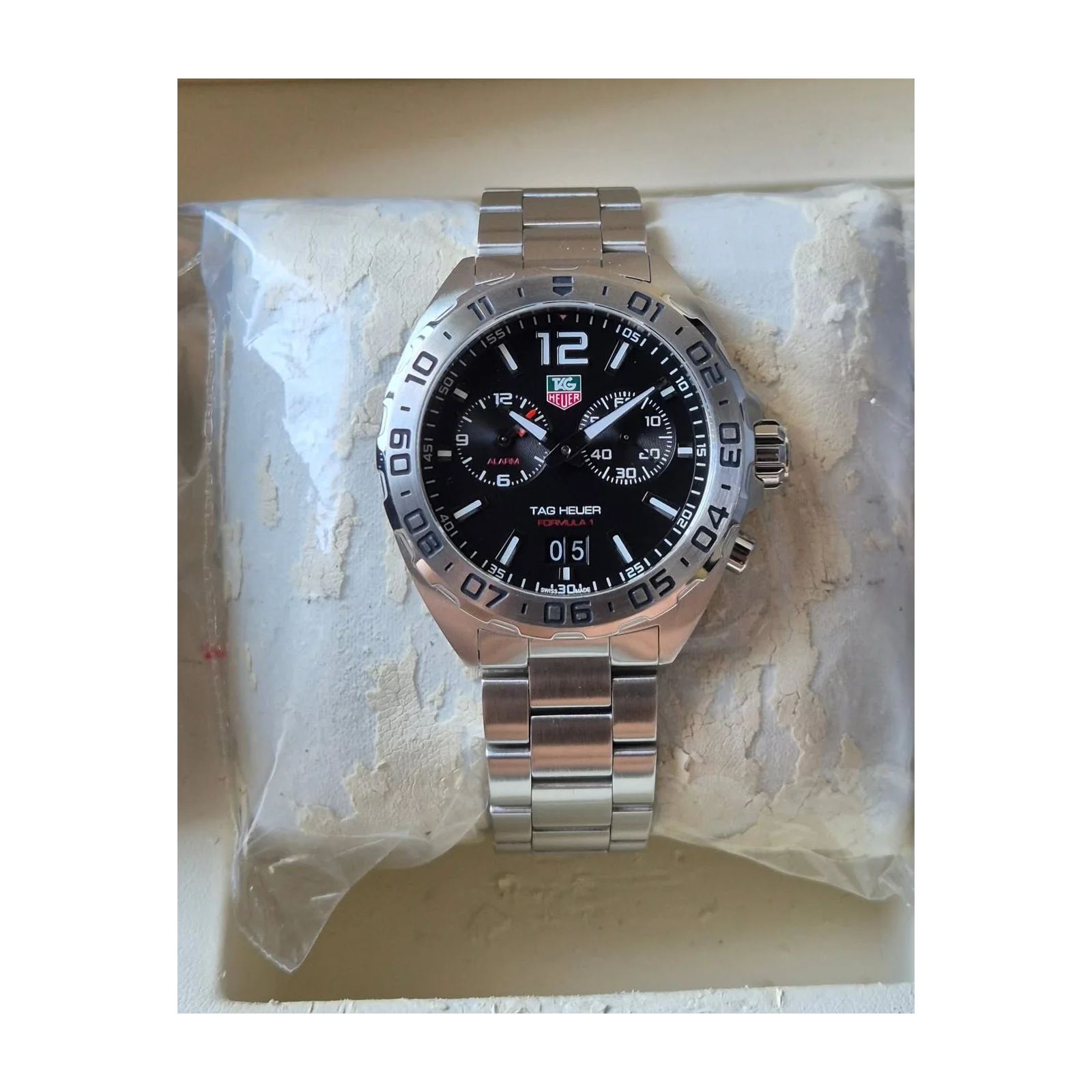 Formula 1 Alarm 41 Stainless Steel / Black / Bracelet