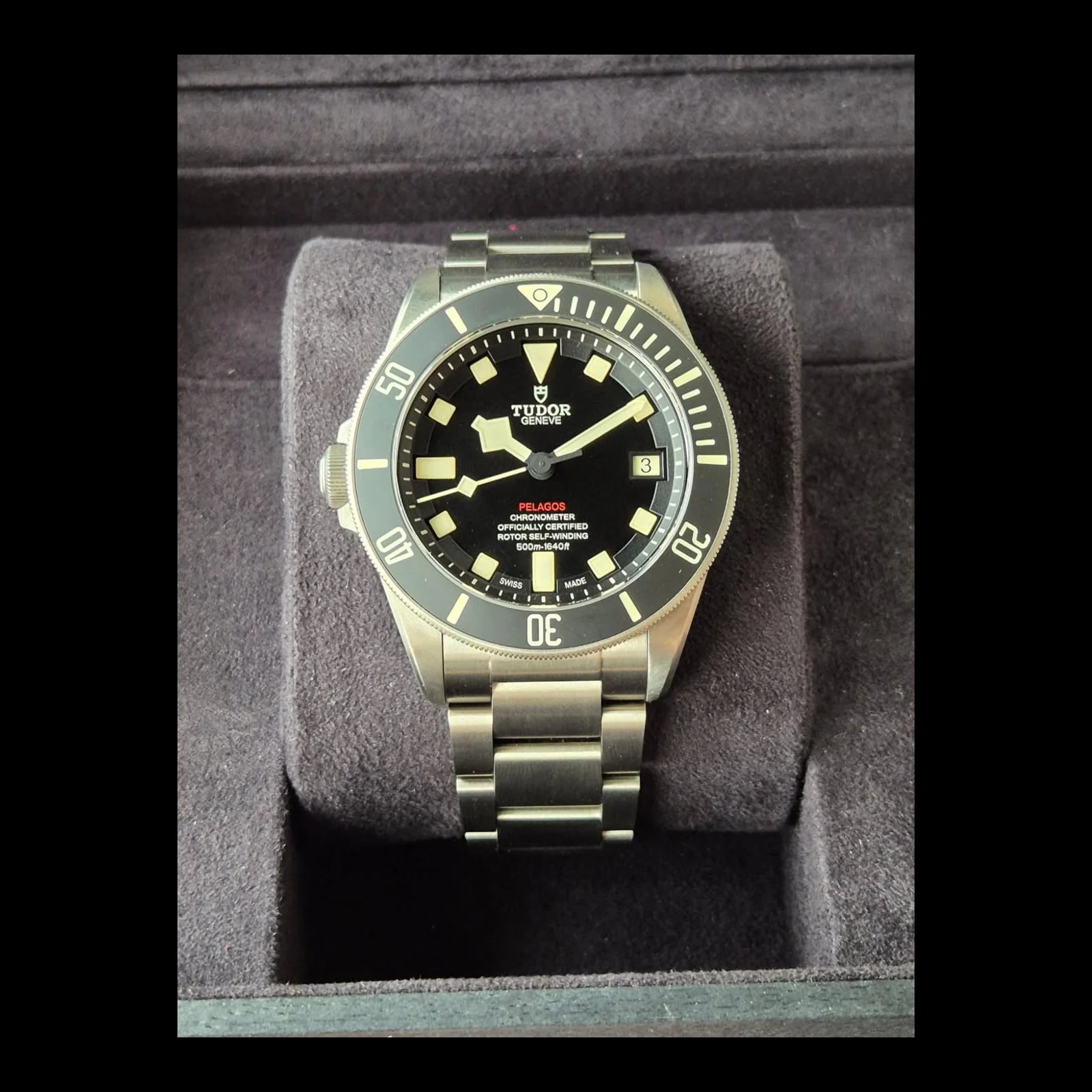 Pelagos Titanium / Black / Bracelet / LHD