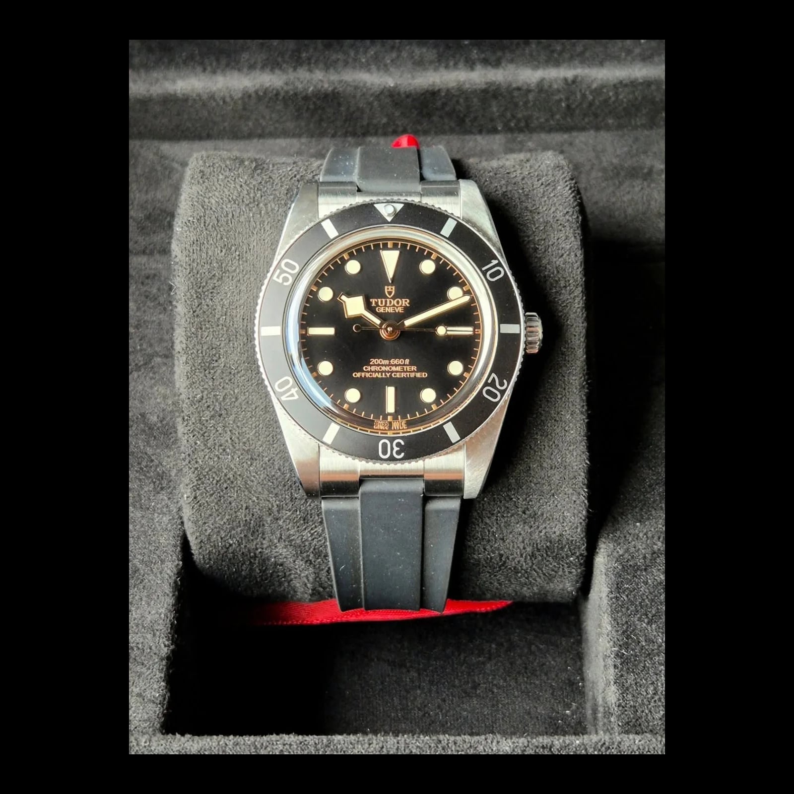 Black Bay Fifty-Four Stainless Steel / Black / Rubber