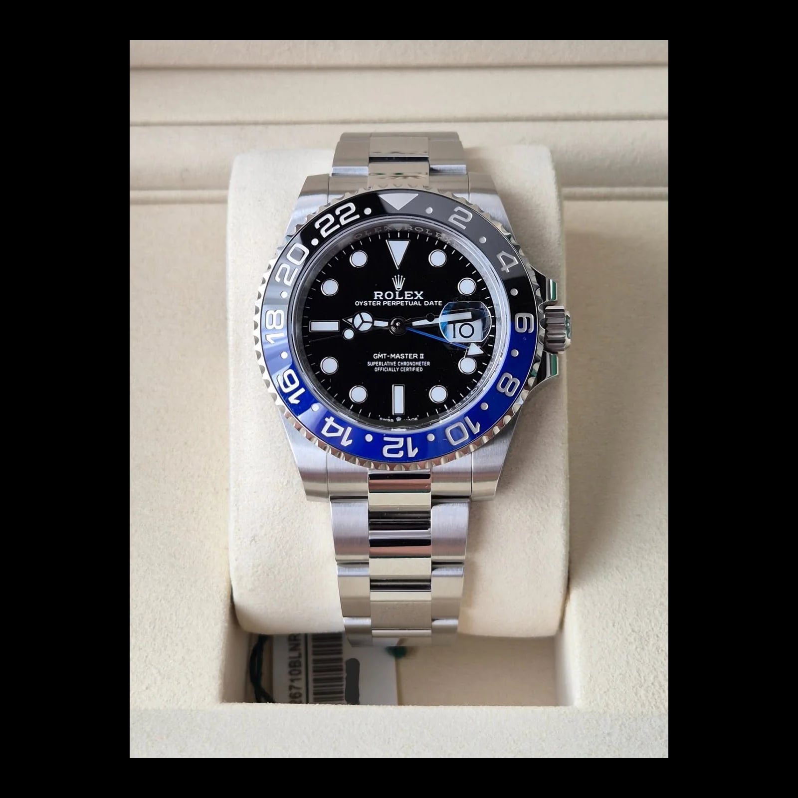 GMT-Master II Stainless Steel / BLNR / Oyster