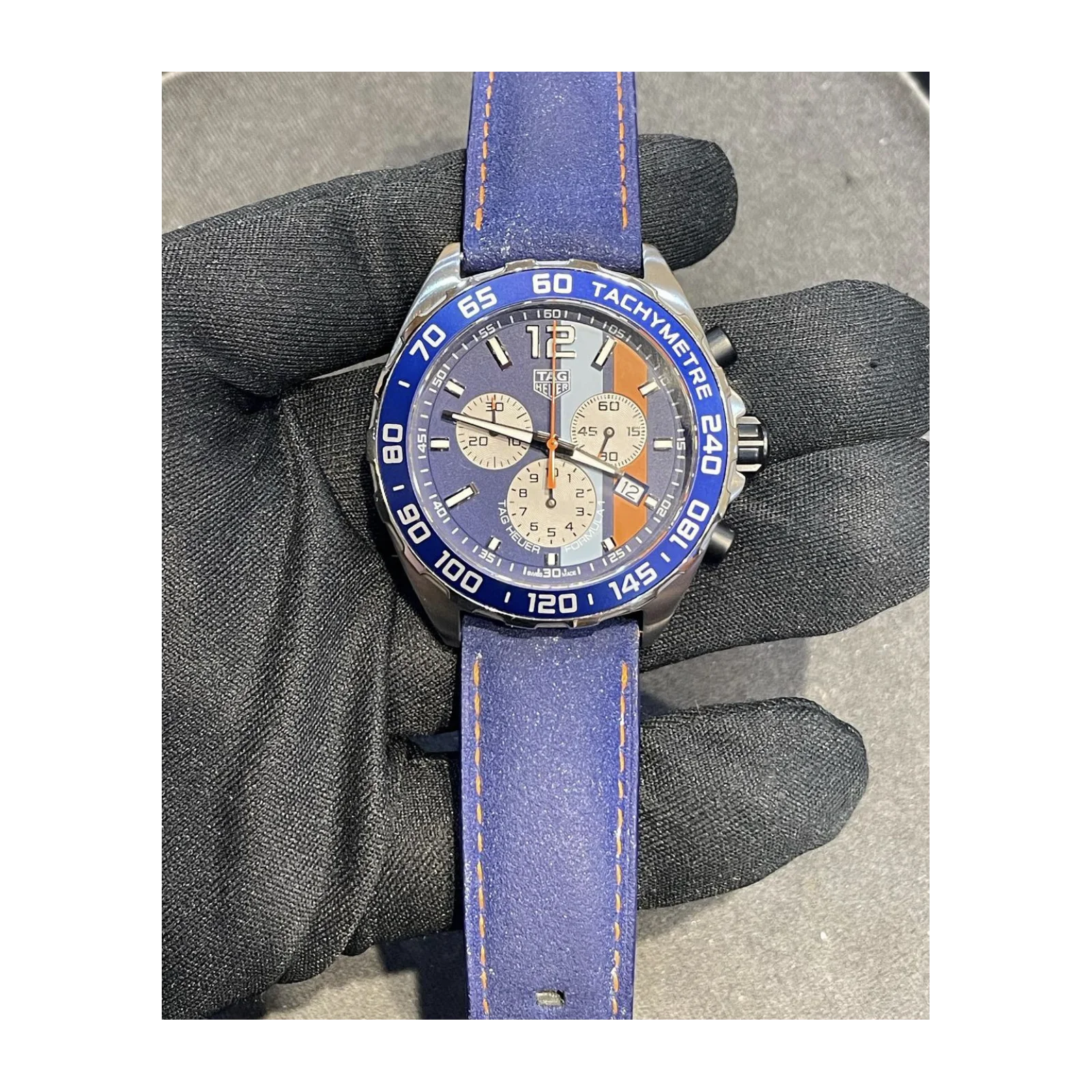 Formula 1 Quartz Chronograph 43mm / Gulf / Stainless Steel