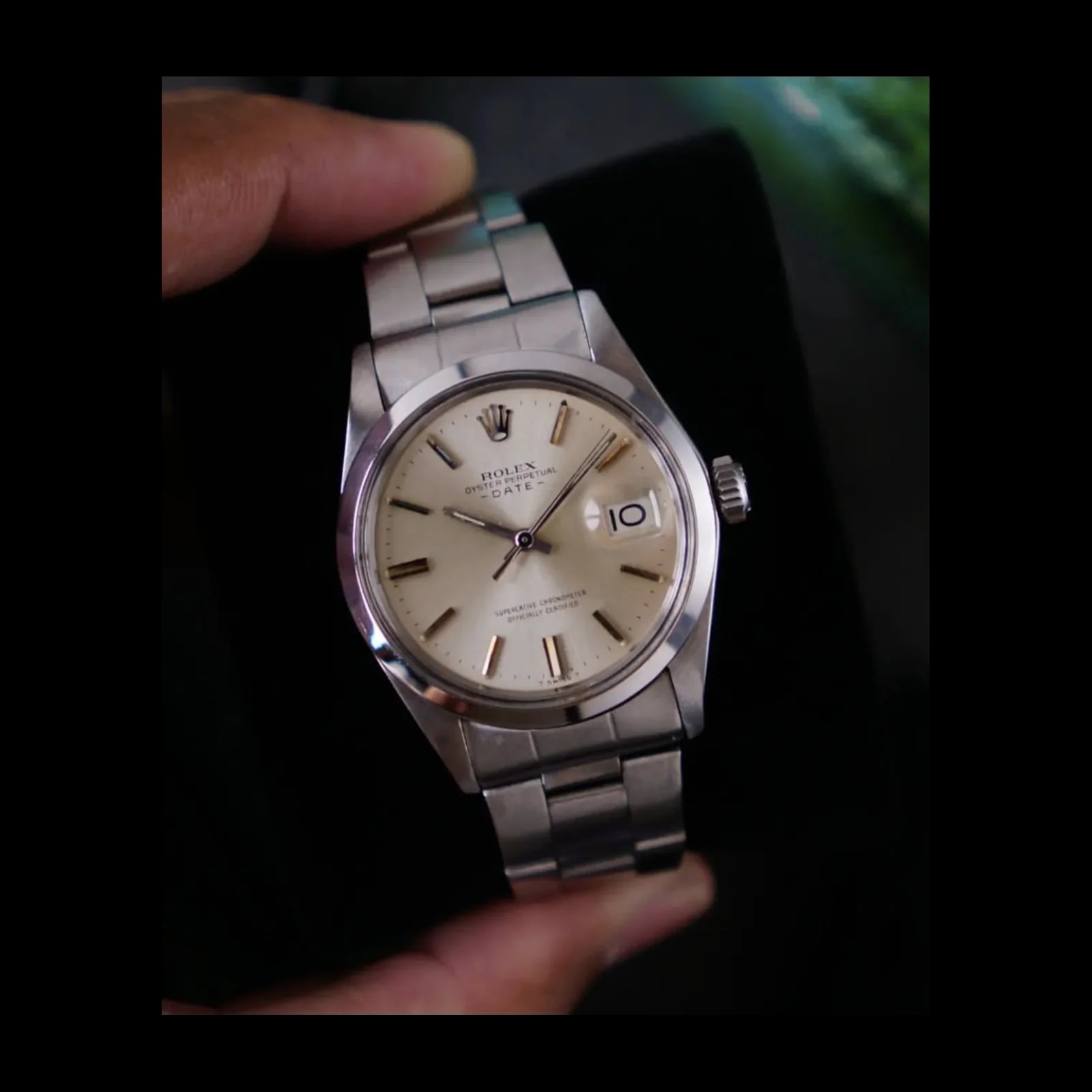 Oyster Perpetual Date 34 / 1500 / Silver / Stainless Steel
