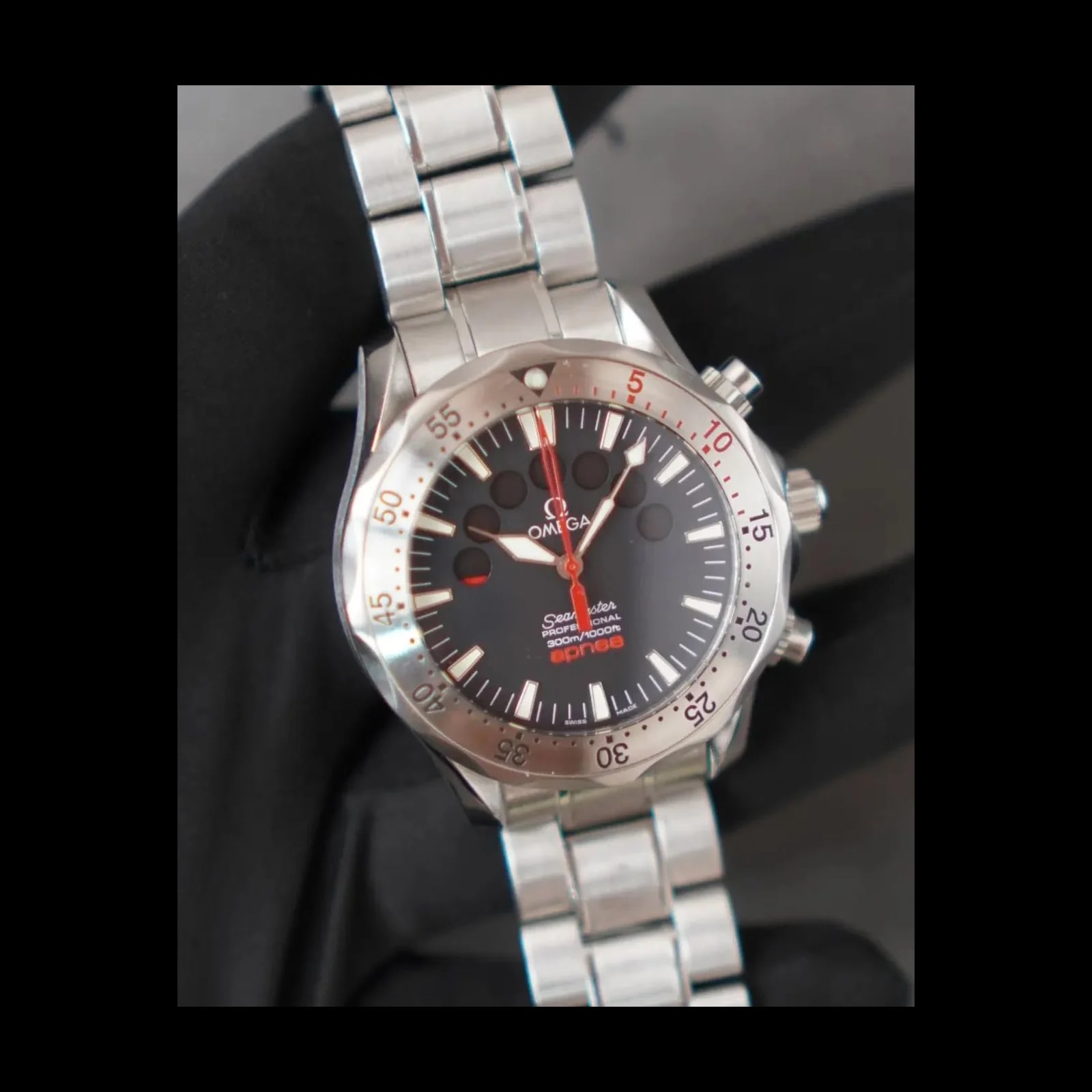 Seamaster Diver 300M Automatic 41.5 Apnea Stainless Steel / Black / Bracelet