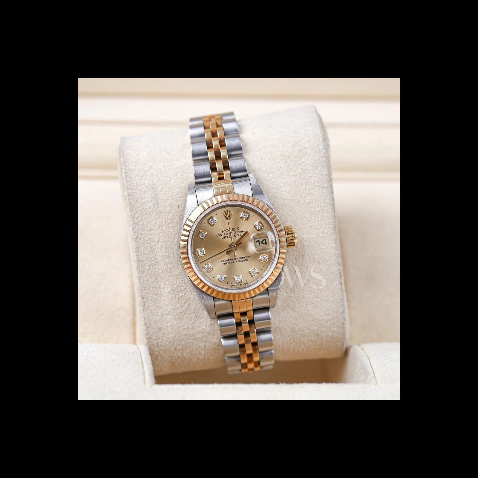 Lady-Datejust 26 Two Tone Yellow Gold / Jubilee / Champagne / Diamond