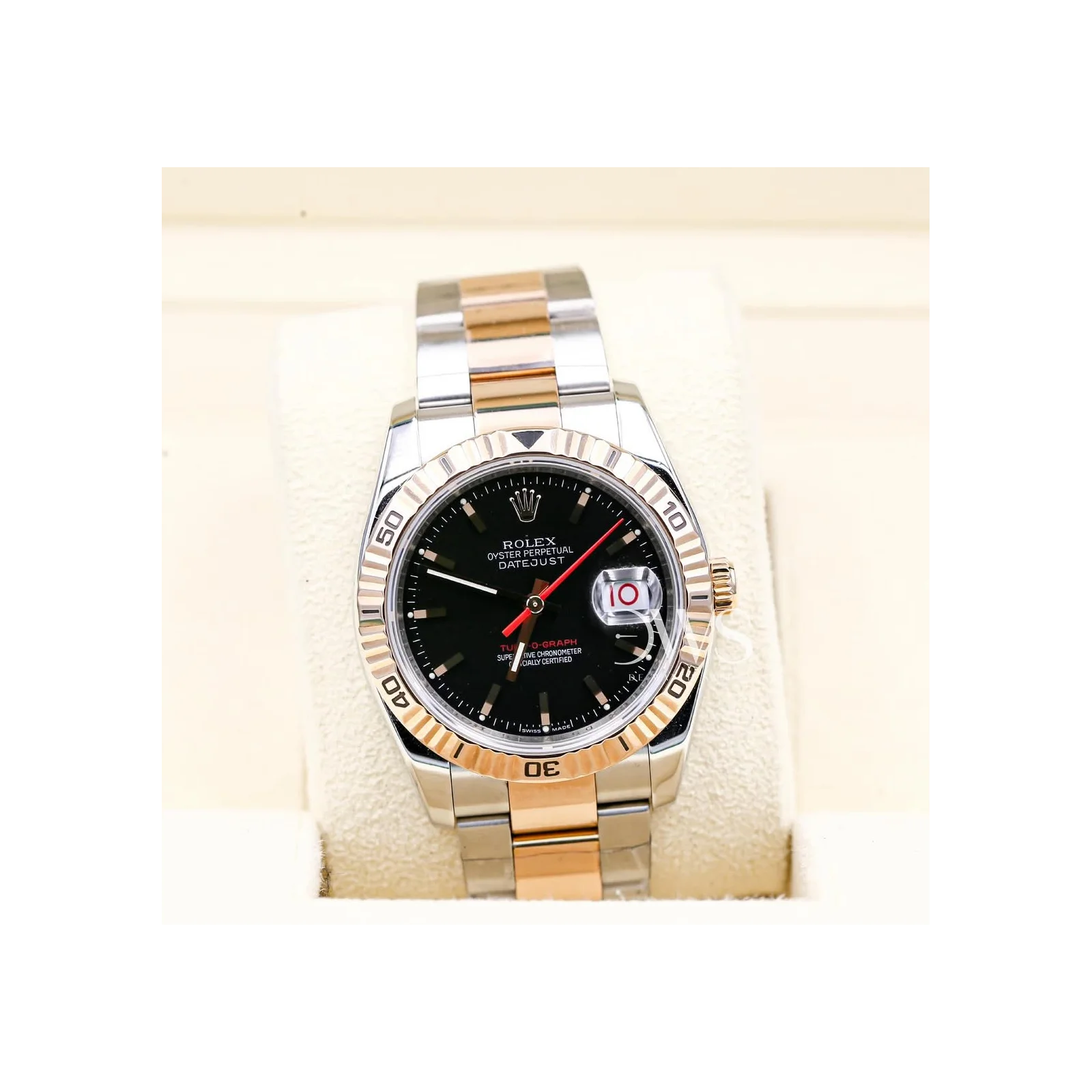 Datejust 36 Turn O Graph / Black / Two Tone / Jubilee