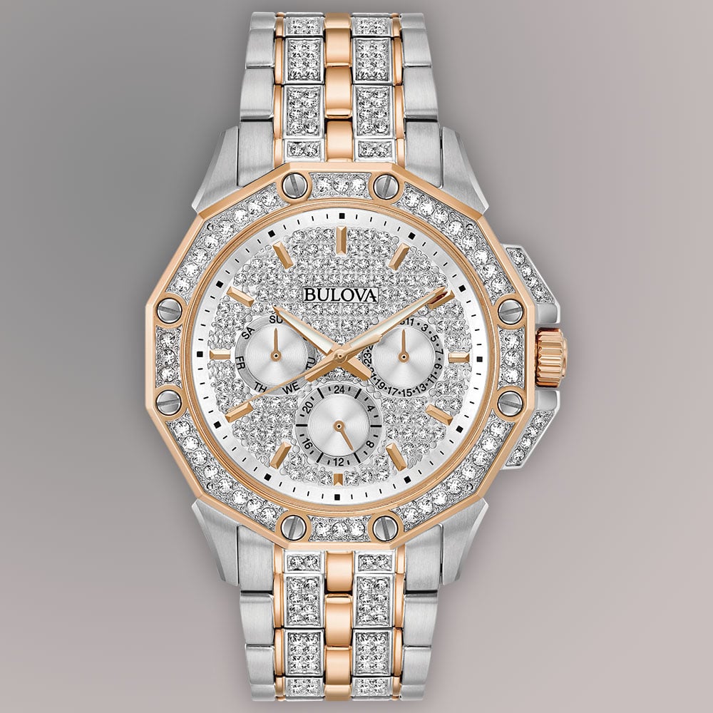 Jual Bulova Octava Crystal Swarovski Mens Watches BLV 98C133 BLV 98C133  Original