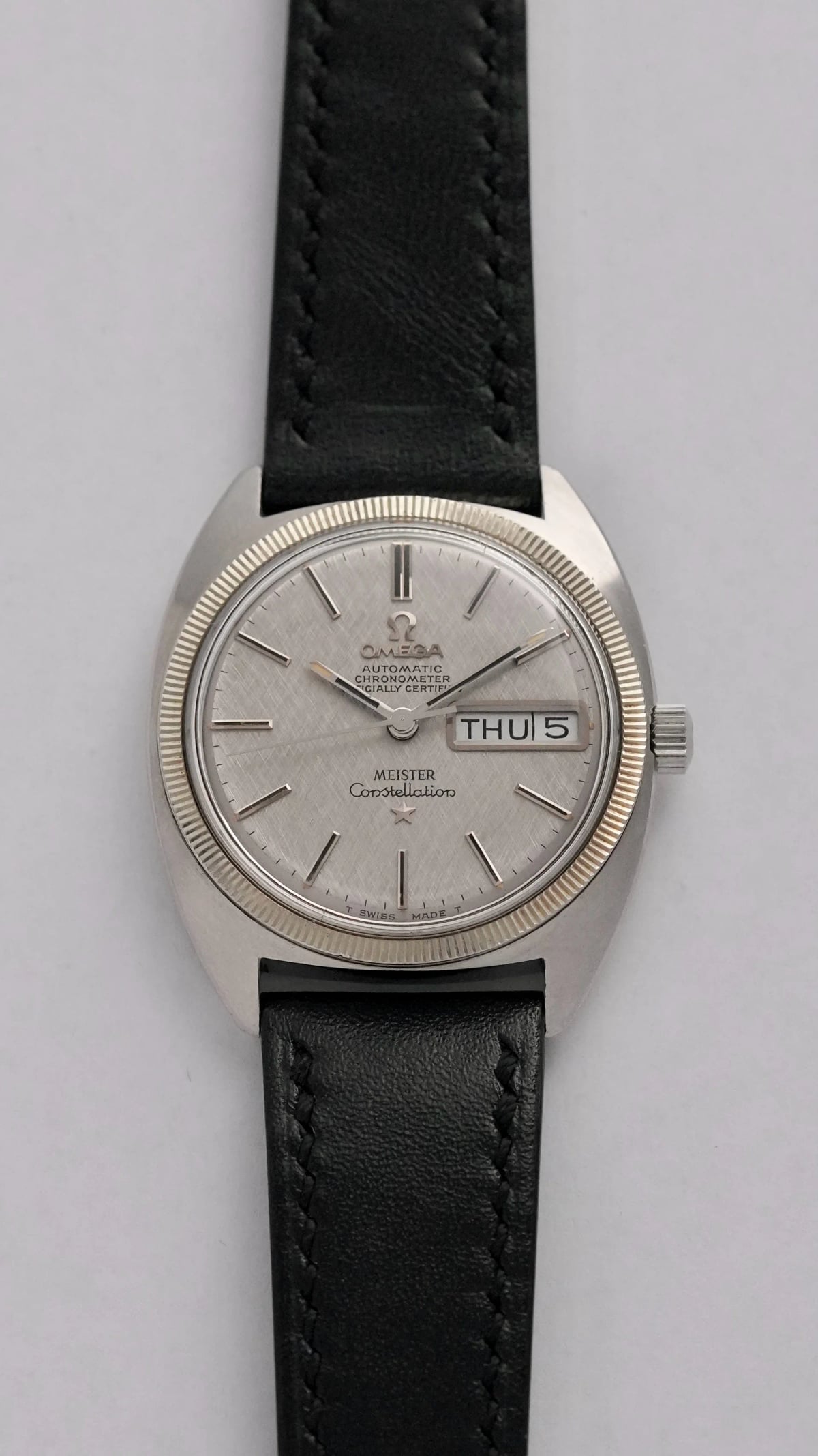 OMEGA Constellation C-shape 168.029 white gold bezel automatic 751 day date