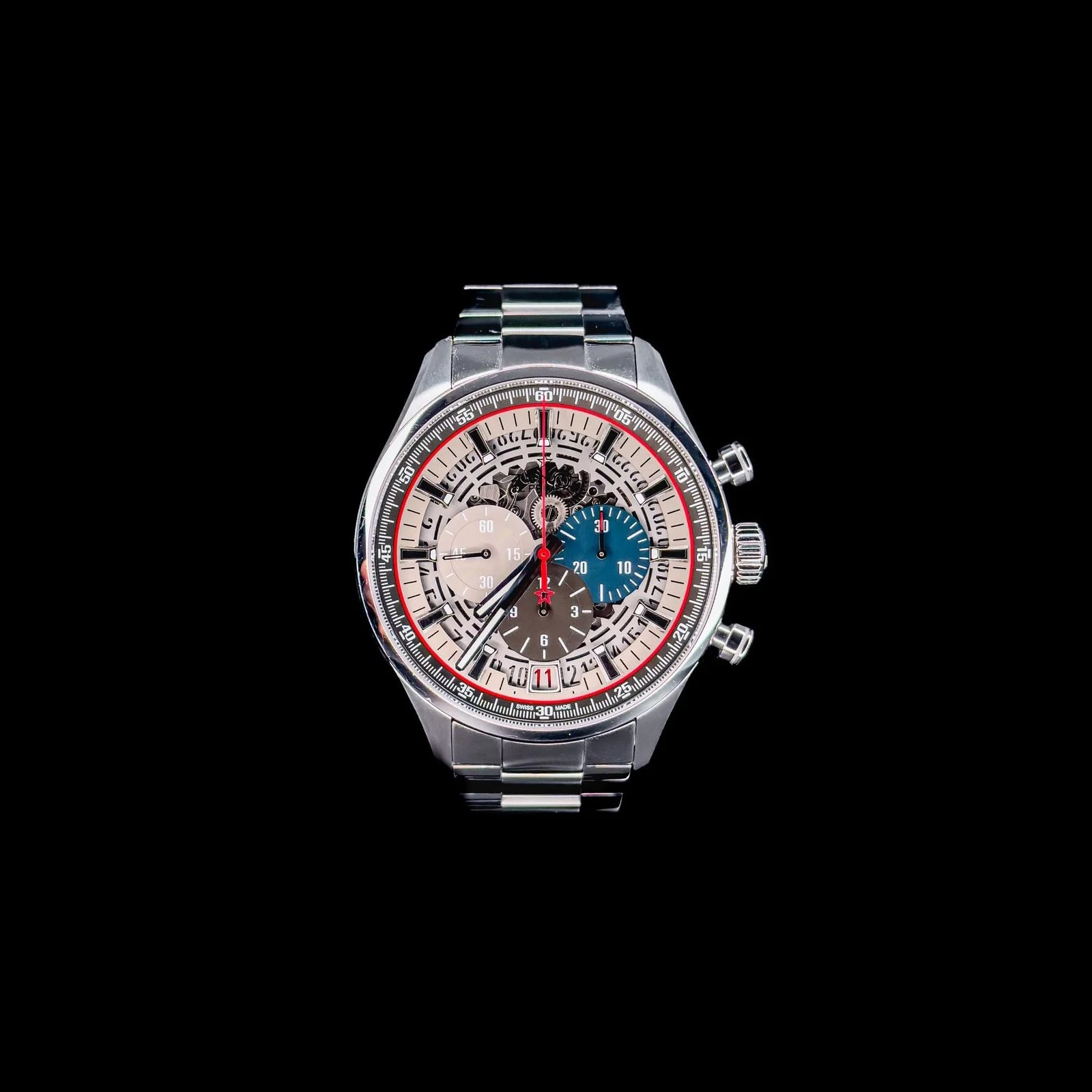 El Primero Chronomaster Skeleton 45 Stainless Steel / Bracelet