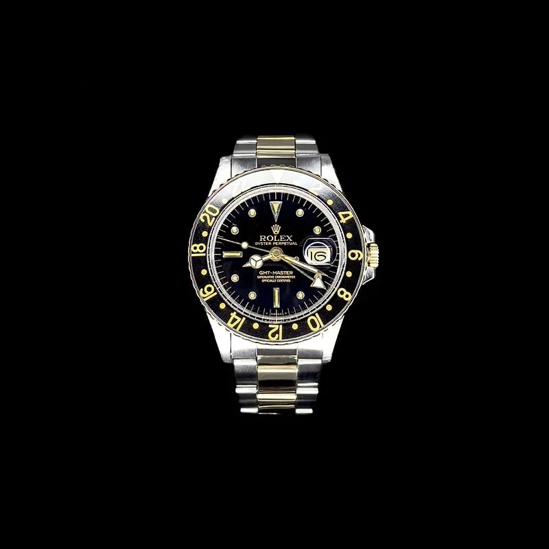 Rolex GMT Master 1675 Black Nipple Gilt Dial