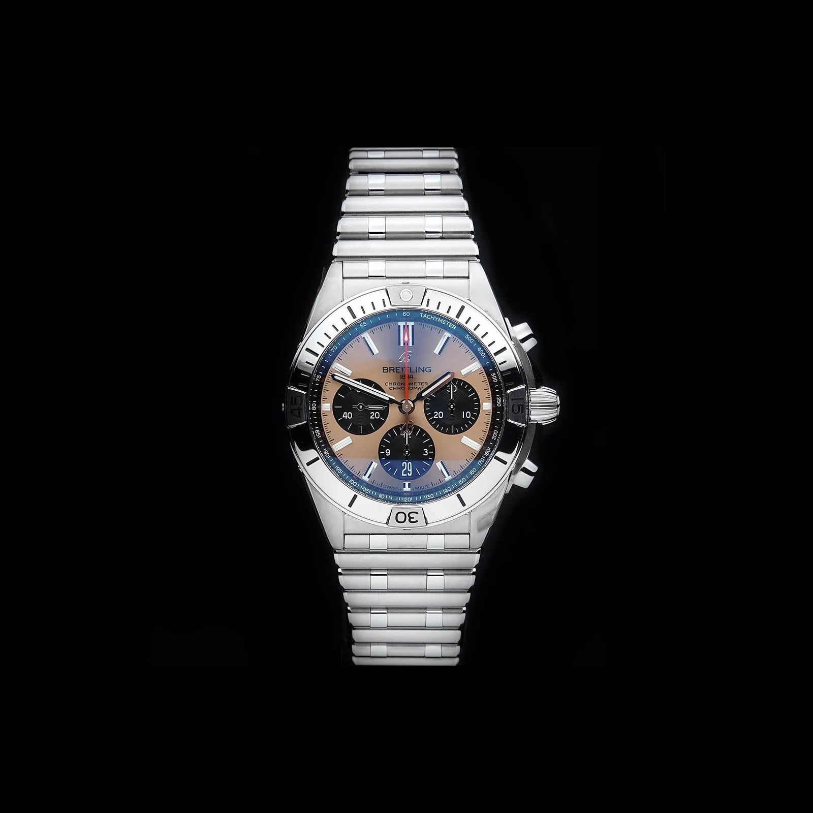 Chronomat B01 42 Stainless Steel / Copper / Rouleaux
