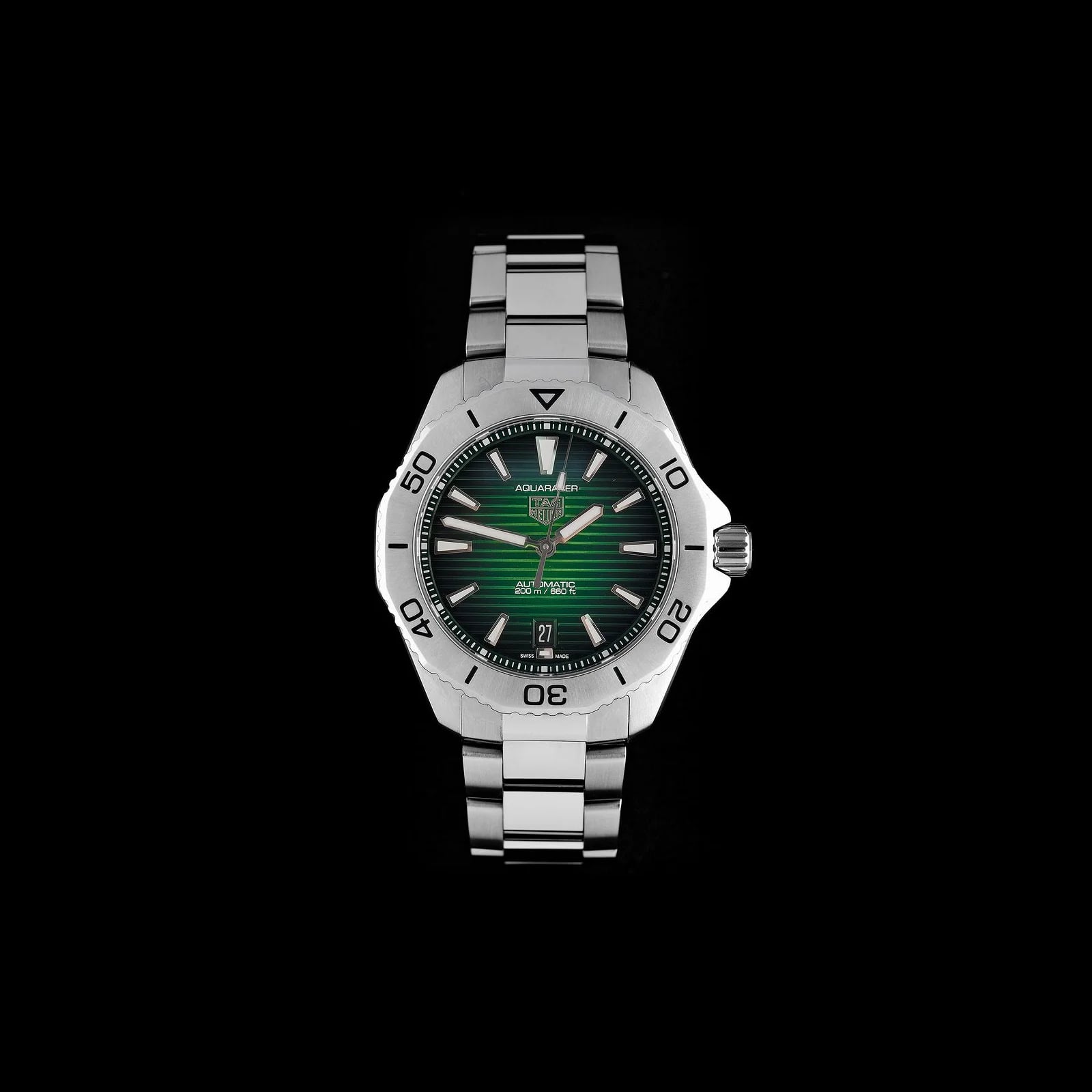 Aquaracer Professional 200 Automatic 40 Stainless Steel / Green