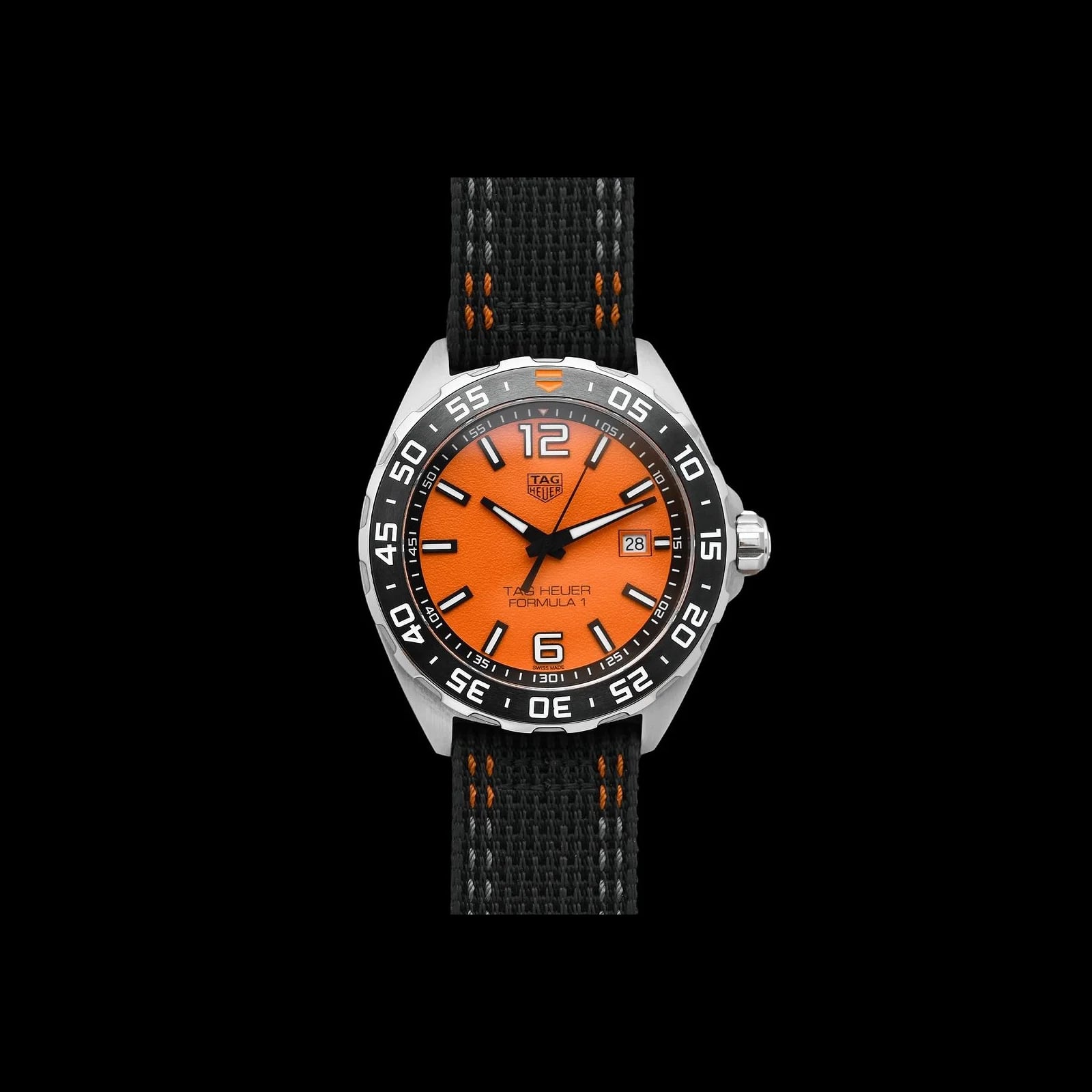 Formula 1 Quartz 43 Stainless Steel / Orange / Nato Strap