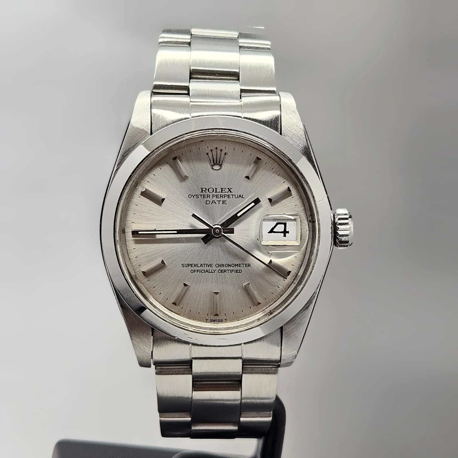 Oyster Perpetual Date 34 / 1500 / Silver / Stainless Steel