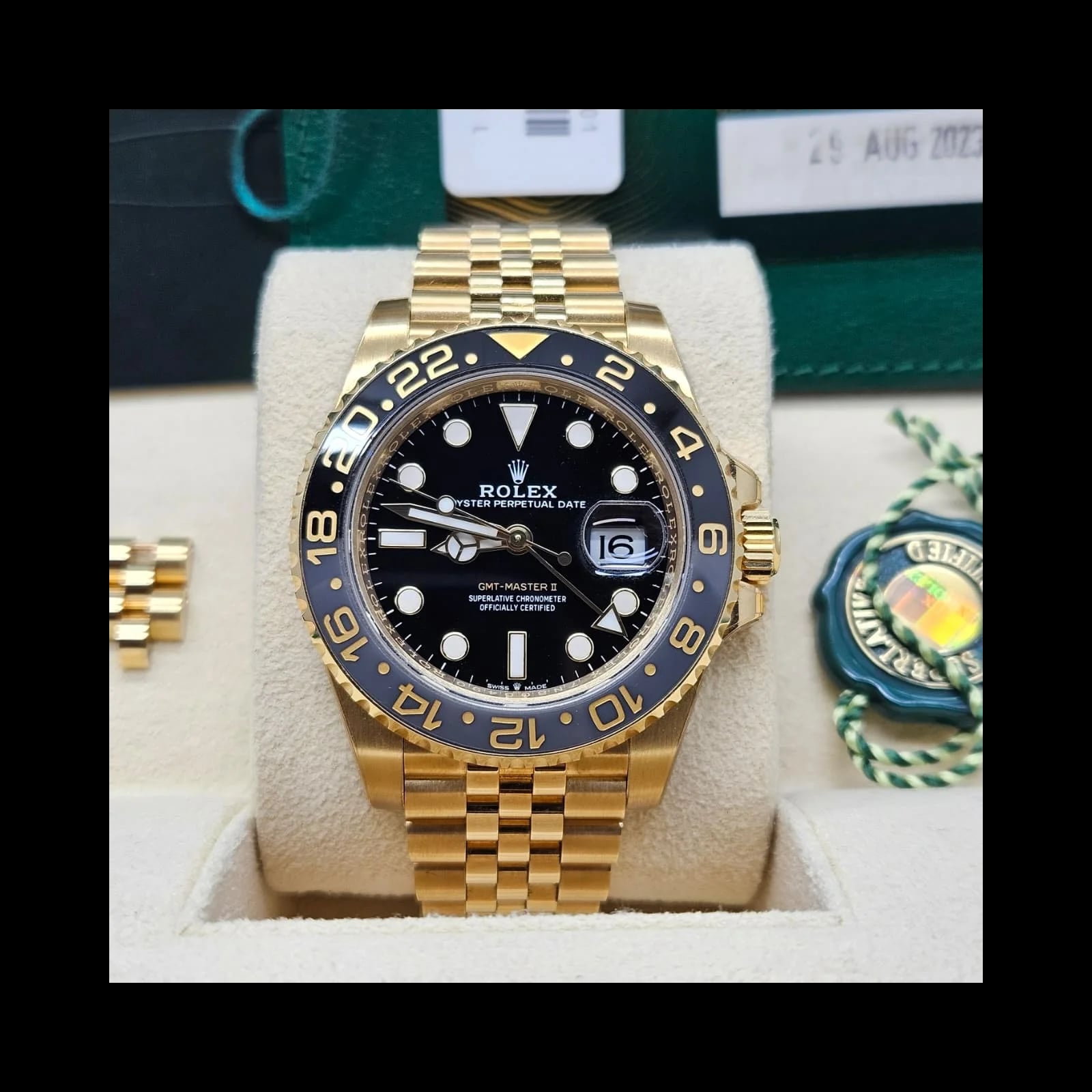 GMT-Master II Yellow Gold / GRNR / Jubilee