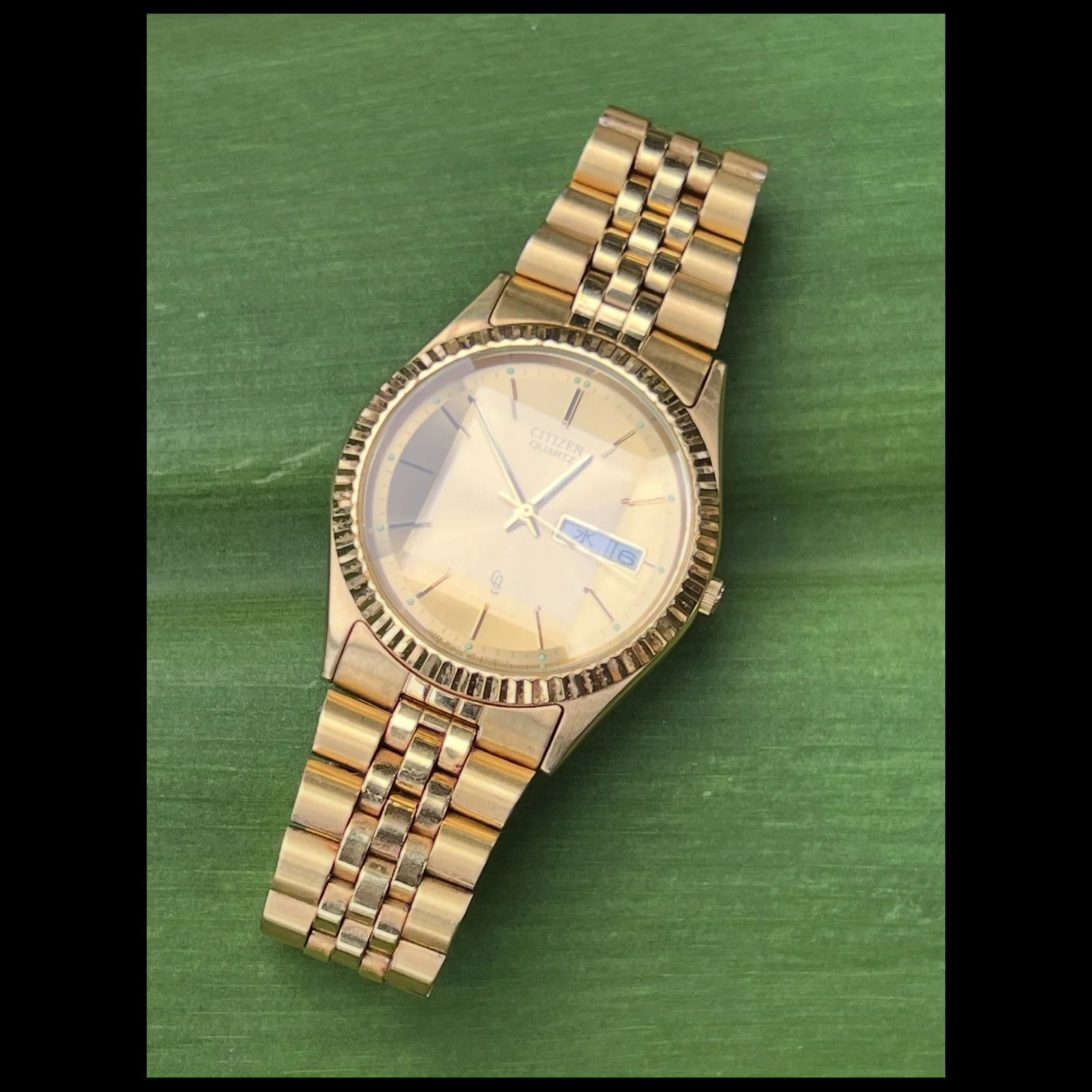 Citizen CQ Gold Tone