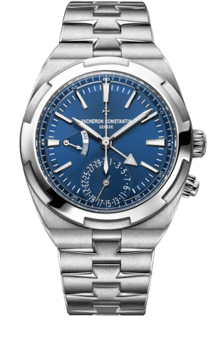 Overseas Dual Time Stainless Steel / Blue thumb