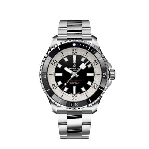 SuperOcean Automatic 44 Stainless Steel / Black / Bracelet thumb
