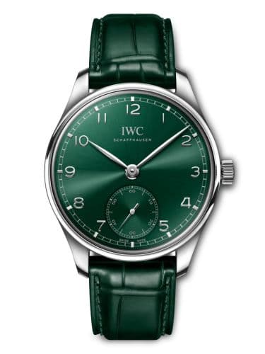 Portugieser Automatic 40 Stainless Steel / Green thumb