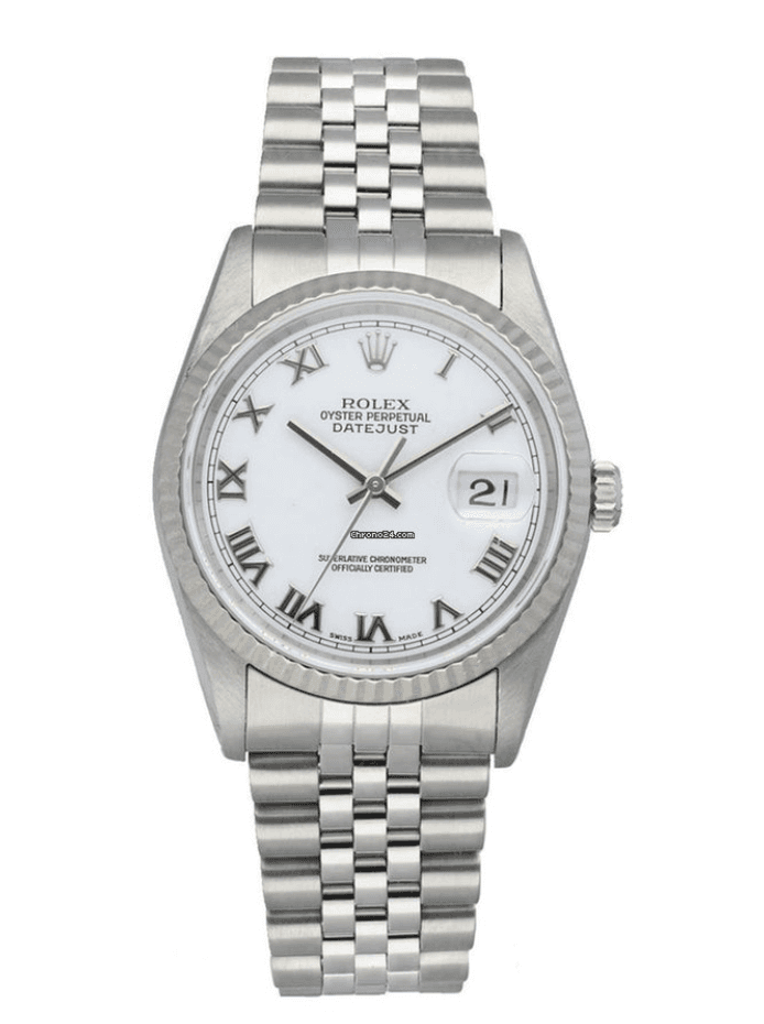 Datejust 36 16234 White Roman Dial thumb