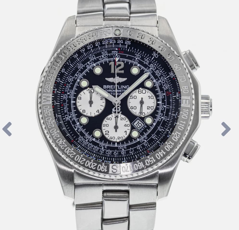 B-2 Aviator Pilot Chronograph Black thumb