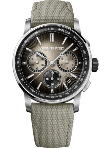 CODE 11.59 Chronograph Selfwinding Stainless Steel - Ceramic / Beige / Fabric thumb