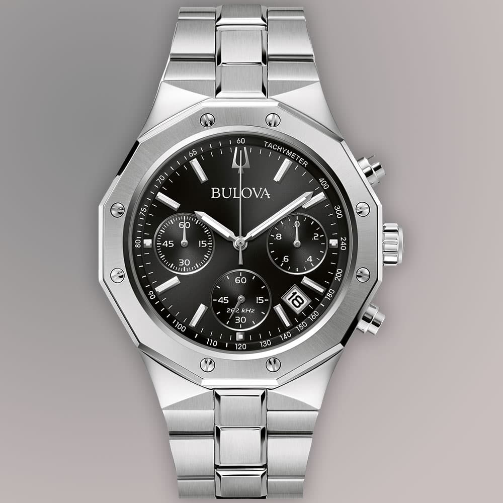 Marine Star Chrono Mens Watches BLV 96B410 thumb