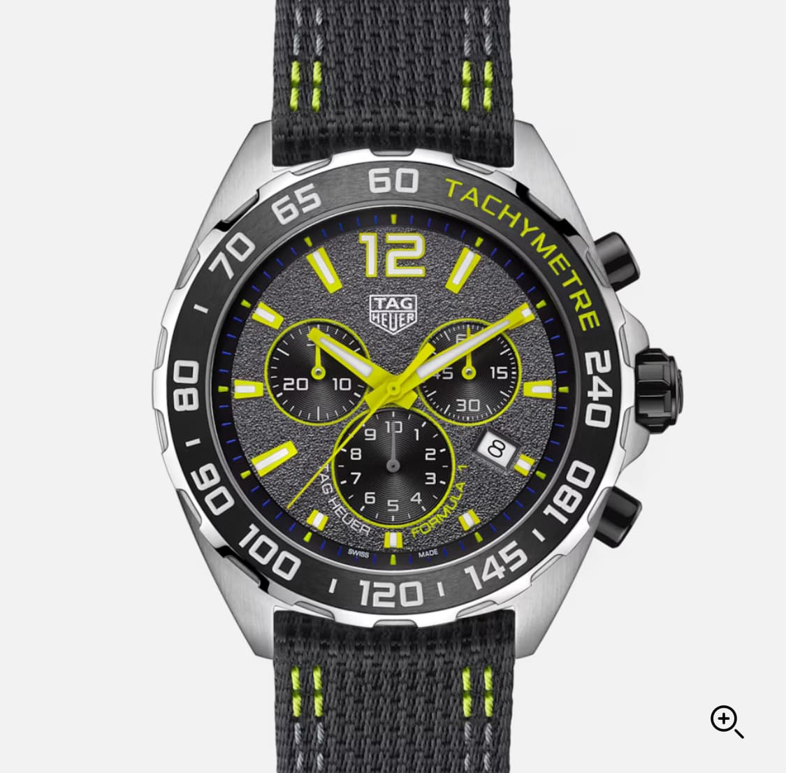 Formula 1 Quartz Chronograph 43 Stainless Steel / Grey-Yellow thumb