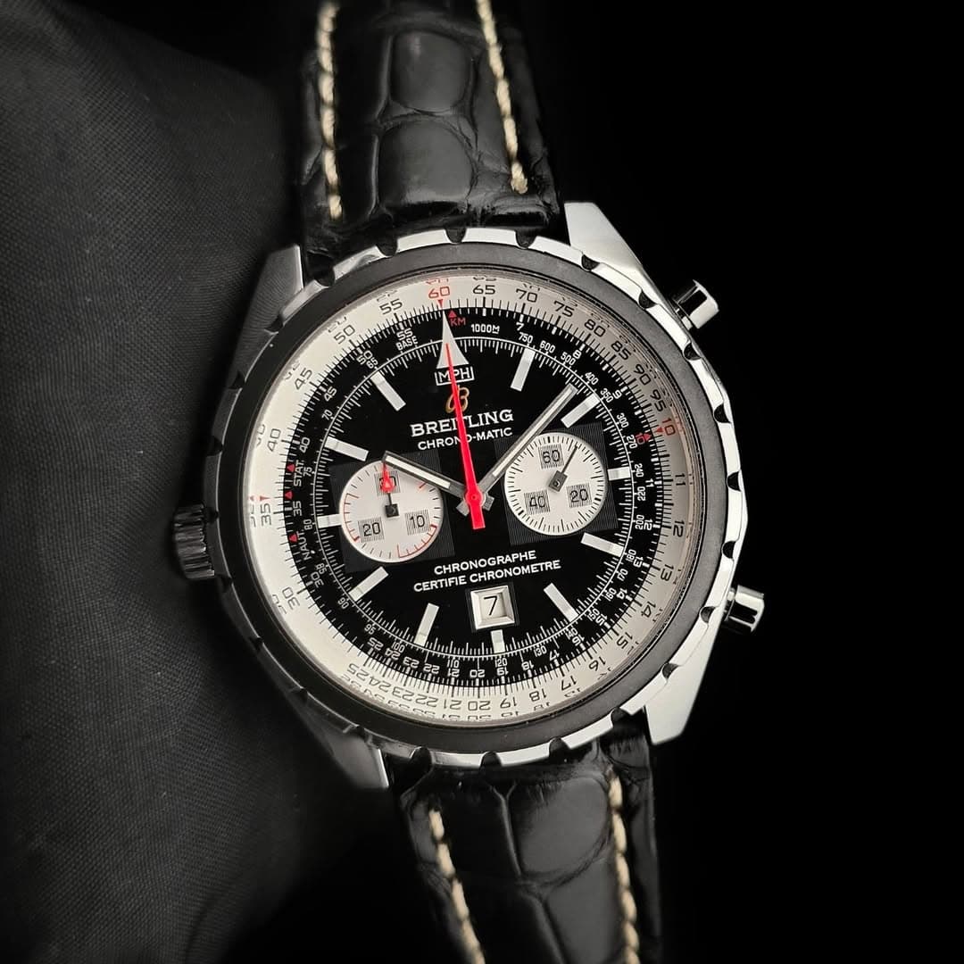 Chrono-matic 44 Chronograph Black thumb