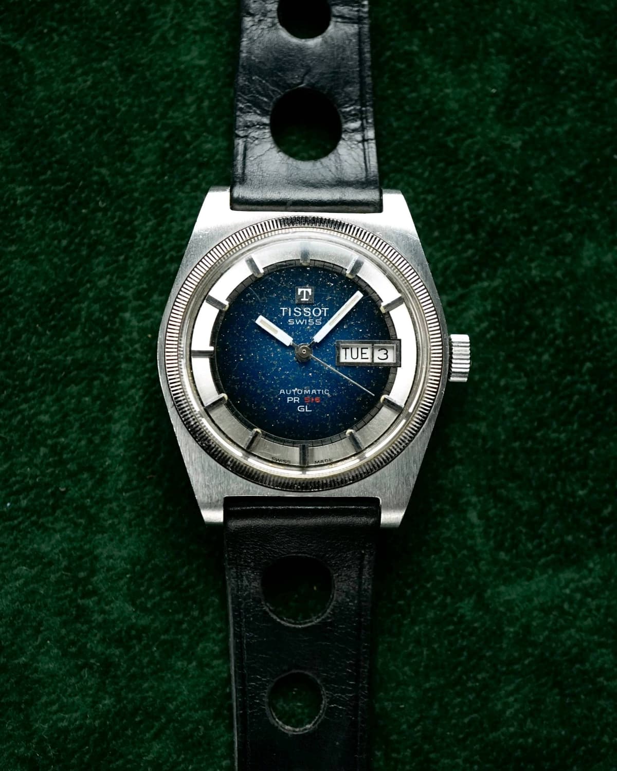 Tissot PR516GL Automatic Blue Galaxy Dial thumb