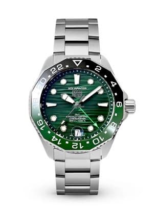 Aquaracer Professional 300 GMT / Stainless Steel / Green - Black thumb