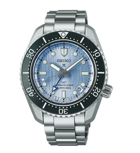 Prospex SPB385J1 Baby Marinemaster GMT Save the Ocean / Stainless Steel / Limited Edition thumb