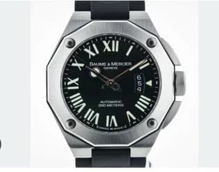Riviera XXL Magnum Automatic Stainless Steel / Black / Rubber thumb