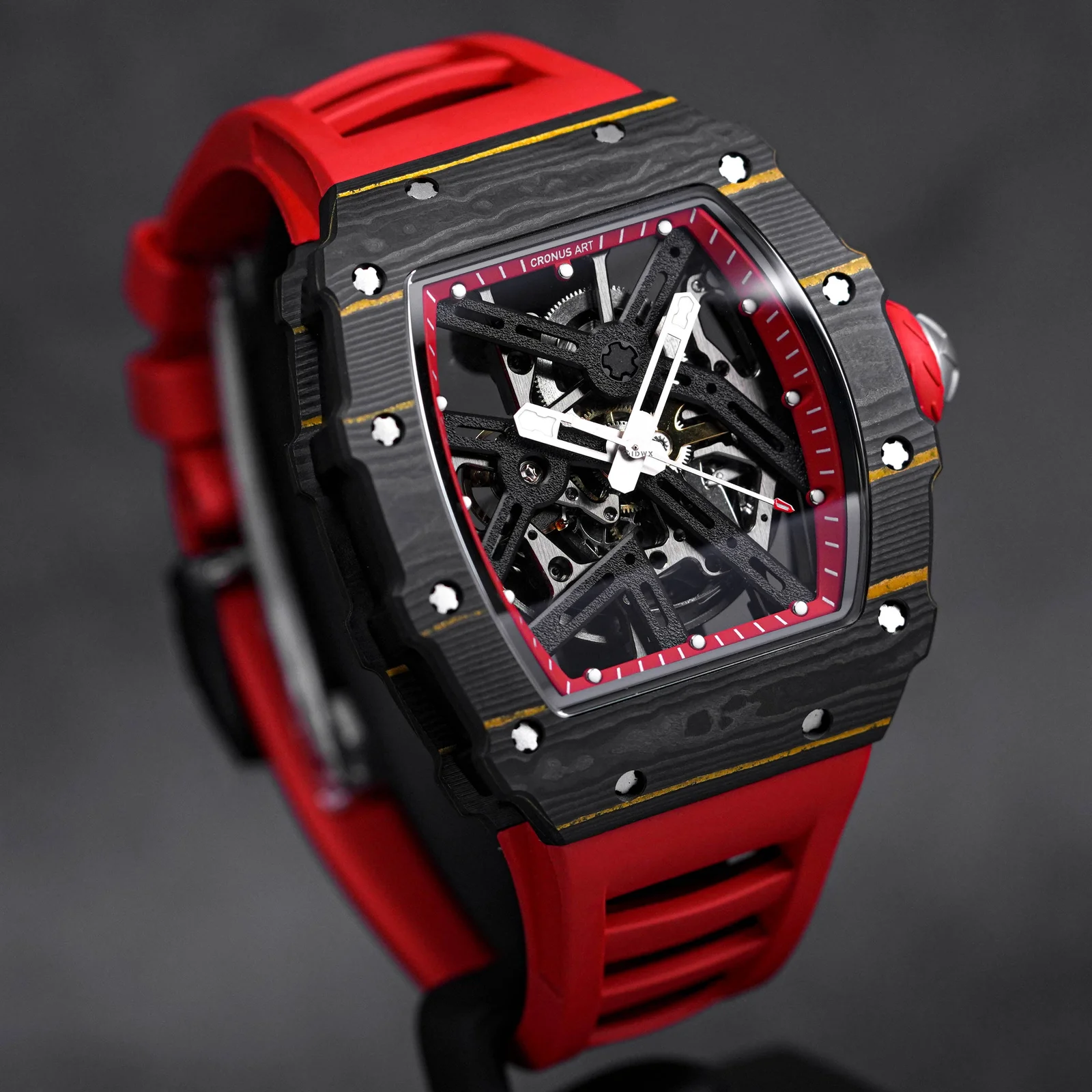 Thumb NTPT Carbon Fiber Silverstone Circuit Red Black