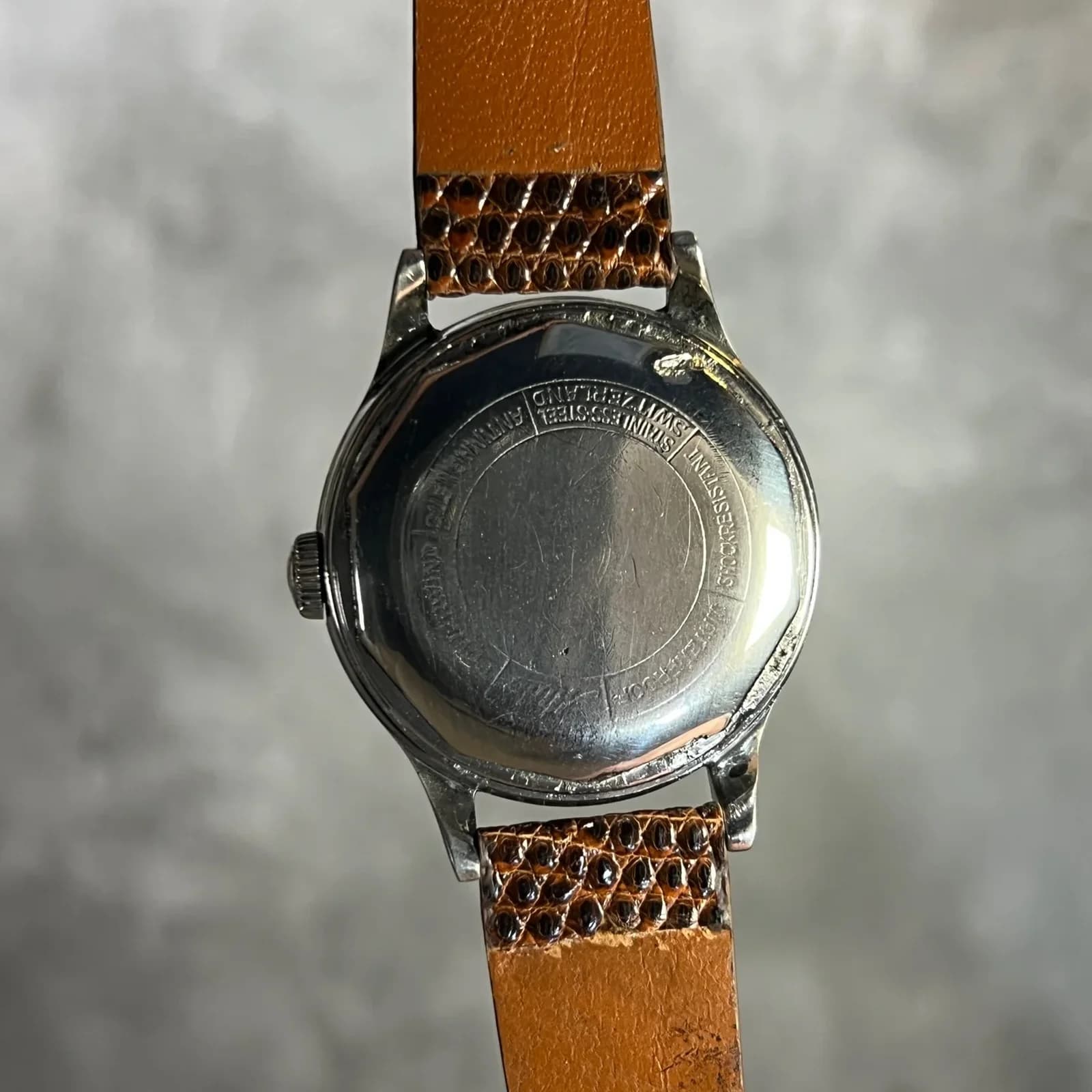 Thumb Mido Multifort Powerwind Rare Large Size Cream Pattern Dial LX2403