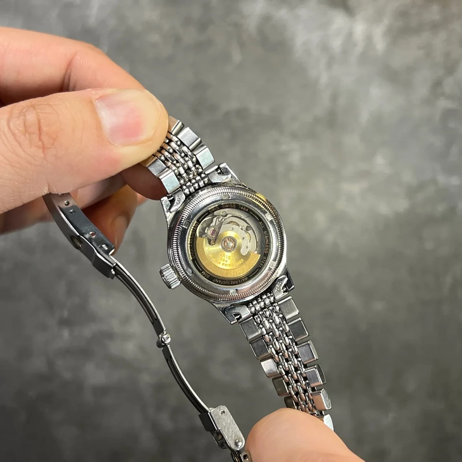 Thumb Big Crown Complication Stainless Steel - Rose Gold / Silver / Bracelet