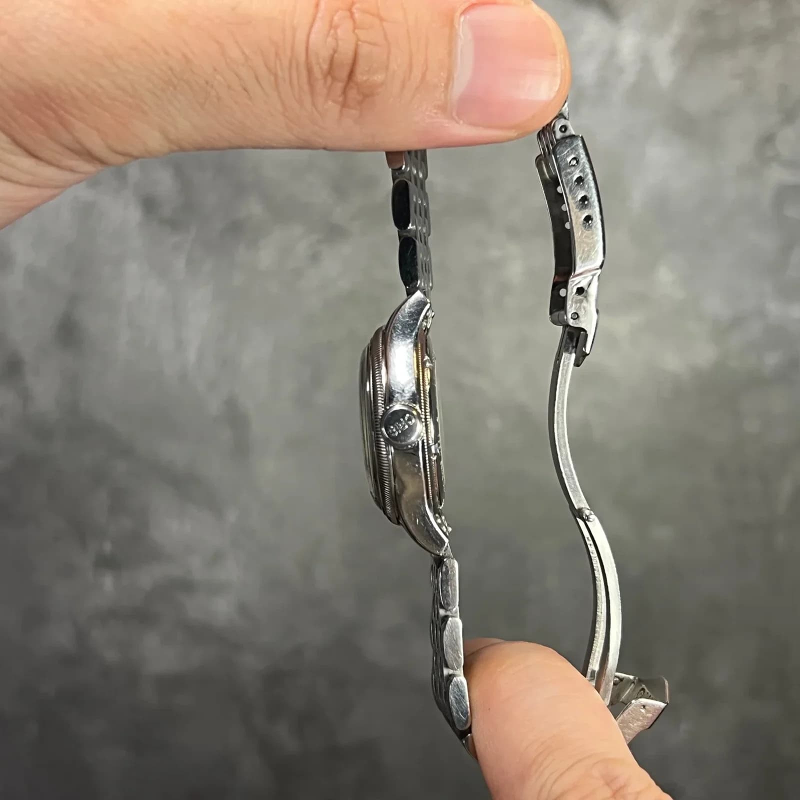Thumb Big Crown Complication Stainless Steel / Silver / Bracelet