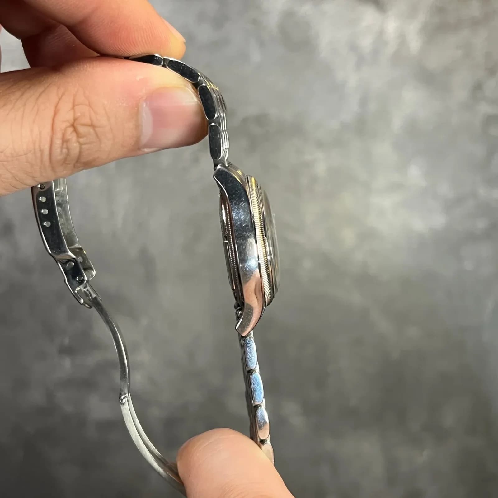 Thumb Big Crown Complication Stainless Steel / Silver / Bracelet