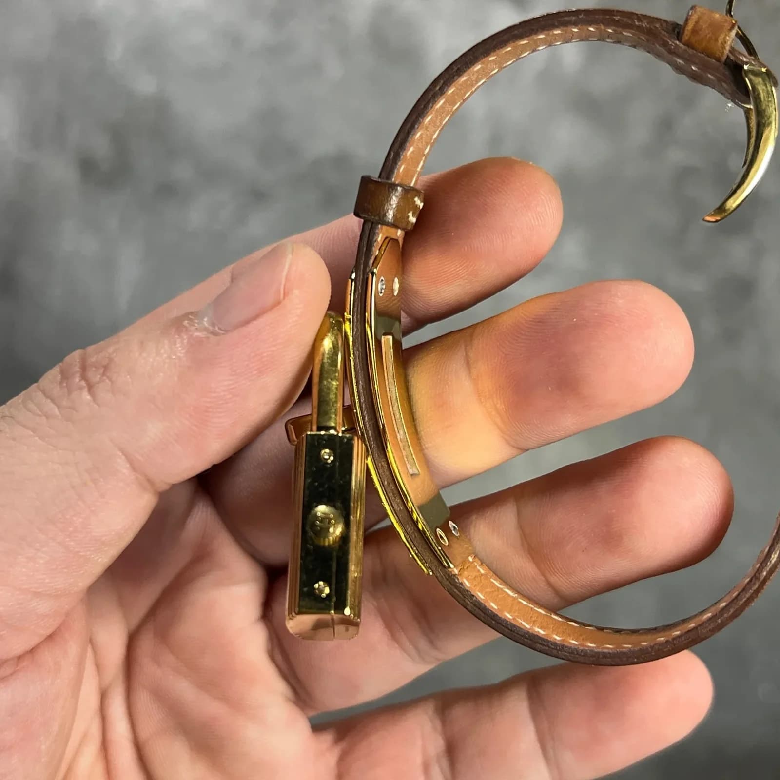 Thumb VINTAGE HERMES KELLY PADLOCK
