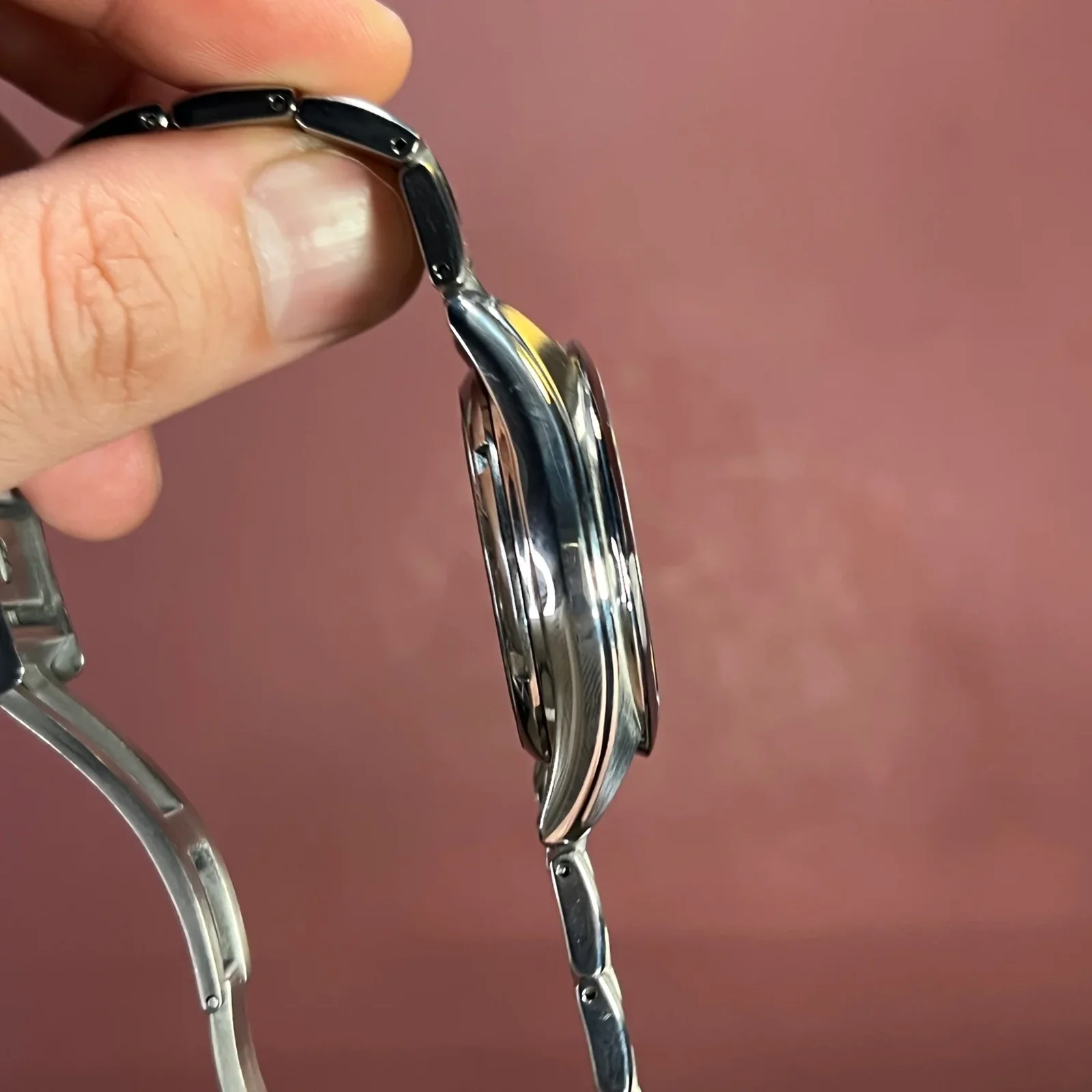 Thumb Mechanical Stainless Stainless Steel / Black / Bracelet