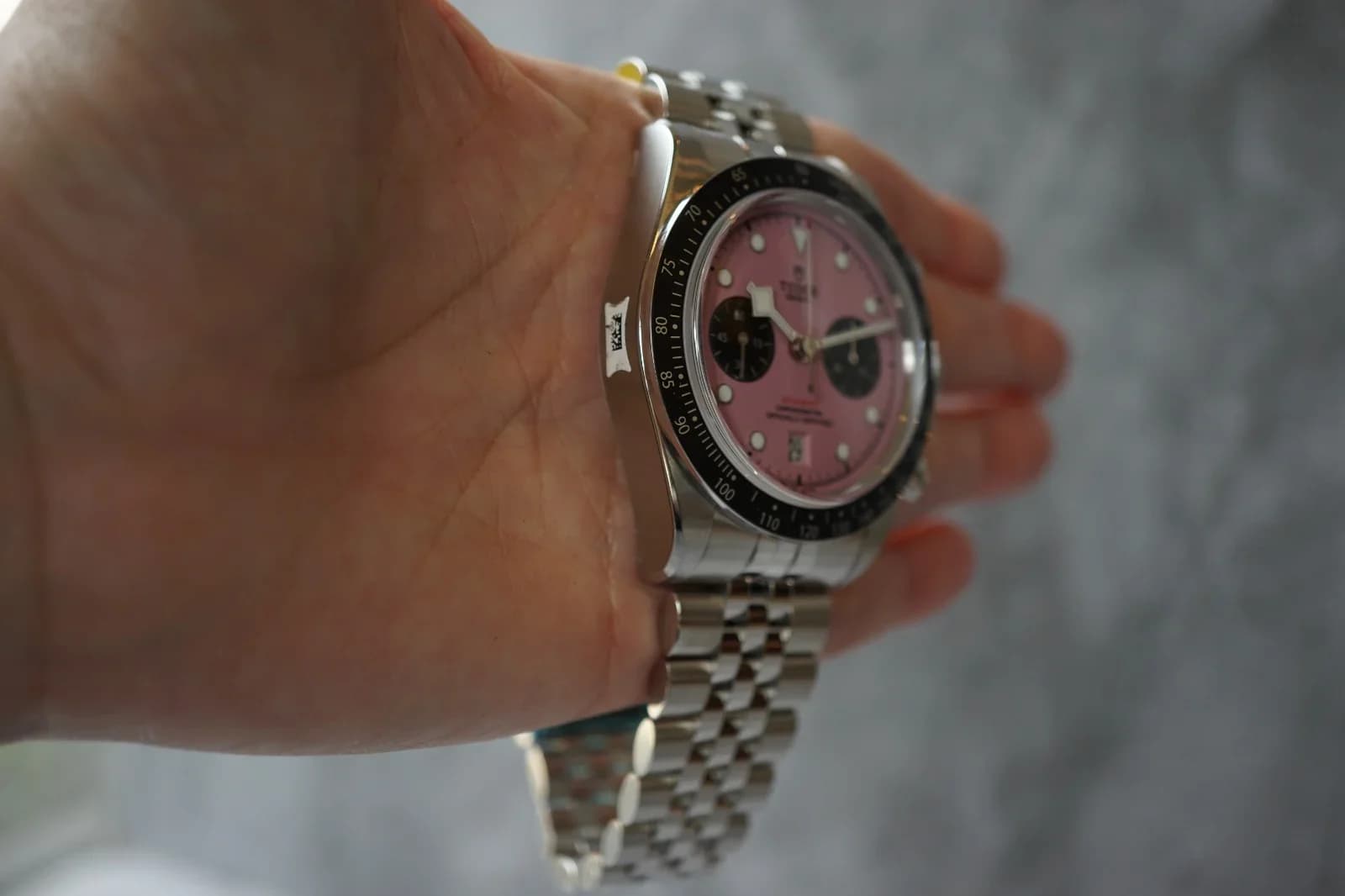 Thumb Heritage Black Bay Chronograph Pink / Bracelet