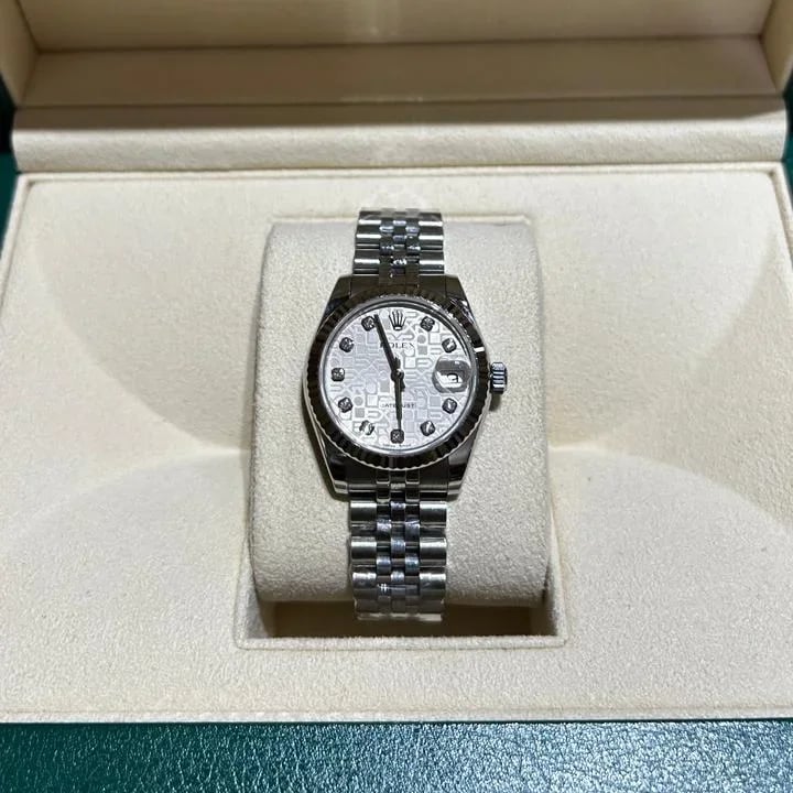 Datejust 31 Silver Computer Dial With Diamond