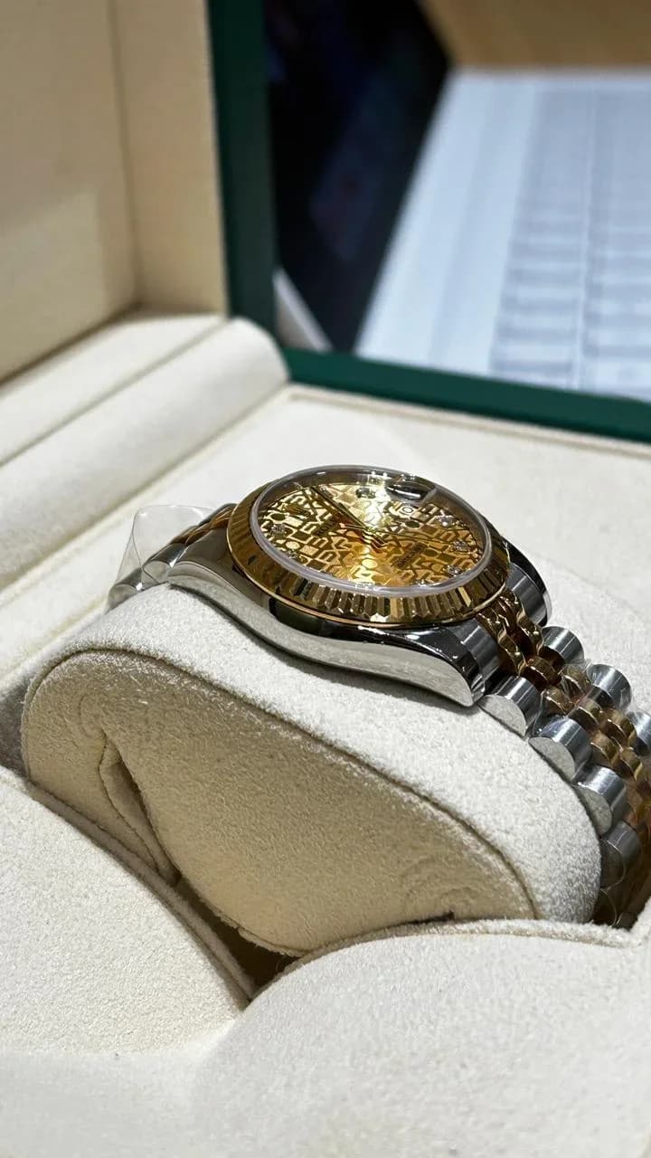 Thumb Datejust 31 Rolesor Yellow Fluted / Jubilee / Champagne Computer